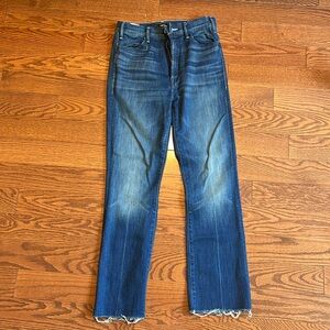 Mother The Hustler Ankle Fray - Squeeze It